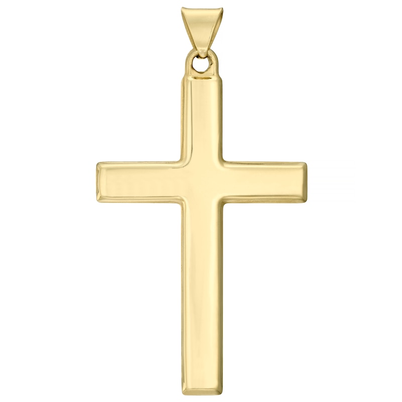 9ct Yellow Gold Cross (No Chain)
