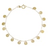 Thumbnail Image 0 of 9ct Yellow Solid Gold Sparkle Disc Bracelet