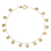 Thumbnail Image 1 of 9ct Yellow Solid Gold Sparkle Disc Bracelet