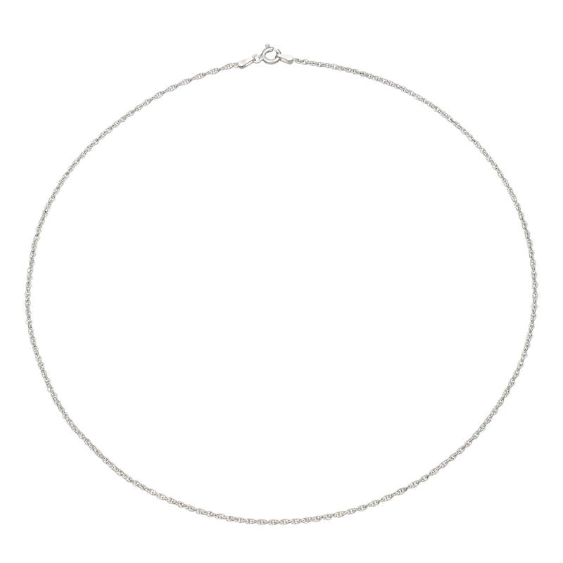 Sterling Silver 18 Inch Dainty Prince of Wales Chain