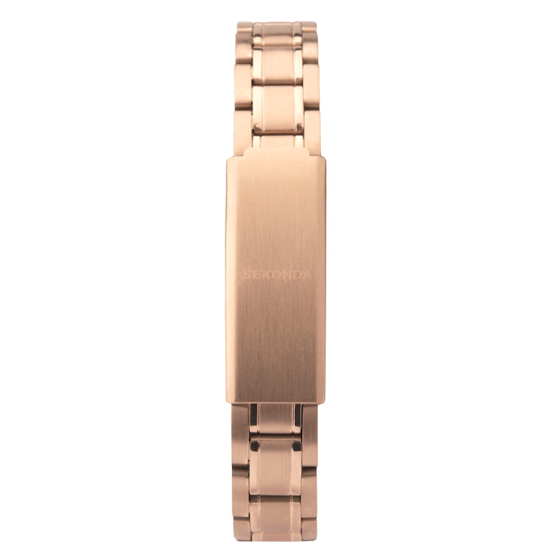 Sekonda Crystal Ladies' Rose Gold Tone Bracelet Watch