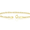 Thumbnail Image 2 of 9ct Yellow Gold 7.5 Inch Singapore Chain Bracelet