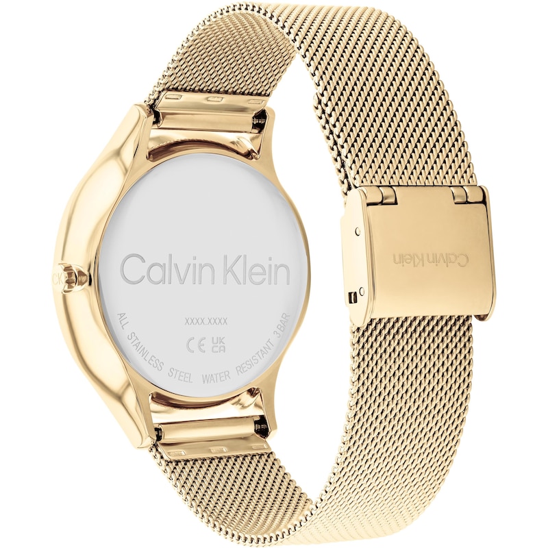 Calvin Klein Timeless Ladies' Gold Tone Bracelet Watch