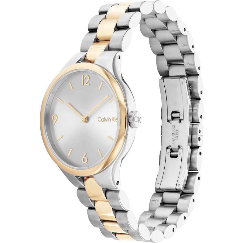 Calvin Klein Ladies Two Tone Ion Plated Bracelet Watch
