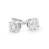 Thumbnail Image 2 of 9ct White Gold 0.66ct Diamond Solitaire Stud Earrings