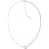 Thumbnail Image 0 of Ladies' Calvin Klein Polished Stainless Steel Double Chain Necklace