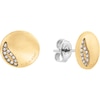 Thumbnail Image 0 of Calvin Klein Ladies' Gold Tone Brushed Crystal Earrings
