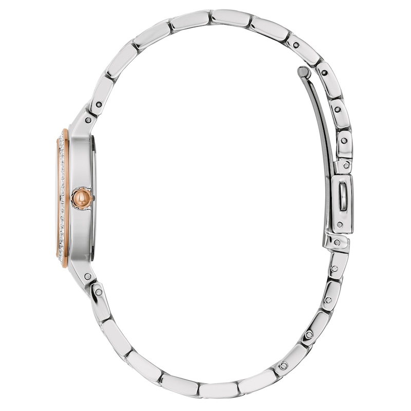 Bulova Classic Crystal Ladies' Two-Tone Stainless Steel Bracelet Watch
