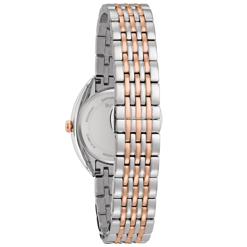 Bulova Classic Diamond Ladies' Two-Tone Bracelet Watch