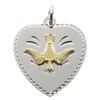 Thumbnail Image 0 of Cailin Silver Dove Heart Confirmation Pendant 18 Inch