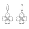 Thumbnail Image 0 of Hot Diamonds Lucky in Love Silver & Diamond Drop Earrings
