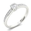 Thumbnail Image 2 of The Diamond Story 18ct White Gold Solitaire 0.66ct Total Diamond Ring