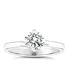 Thumbnail Image 0 of The Diamond Story 18ct White Gold Compass Solitaire 0.25ct Diamond Ring