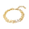 Thumbnail Image 0 of Michael Kors 14ct Gold Plated Logo Chain Bracelet