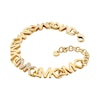 Thumbnail Image 1 of Michael Kors 14ct Gold Plated Logo Chain Bracelet