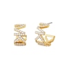 Thumbnail Image 0 of Michael Kors 14ct Gold Plated Logo Huggie Earrings