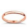 Thumbnail Image 0 of 18ct Rose Gold 2mm Super Heavy Court Ring