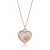 Thumbnail Image 0 of Radley 18ct Rose Gold Tone Mother-Of-Pearl Heart Pendant