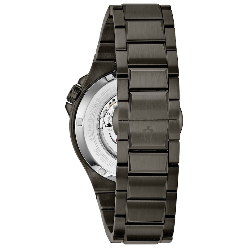 Bulova Maquina Automatic Men's Gunmetal Bracelet Watch