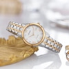 Thumbnail Image 3 of Citizen Eco-Drive Ladies' White Dial Two Tone Stainless Steel Bracelet Watch