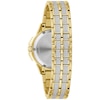 Thumbnail Image 1 of Bulova Crystal Octava Ladies' Gold Tone Bracelet Watch