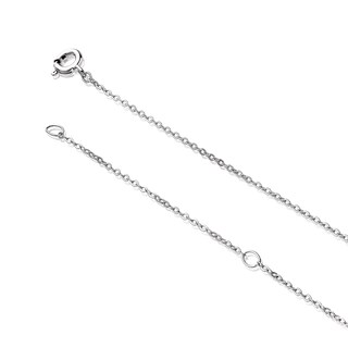 Sterling Silver Pearl Rose June Birth Flower June Necklace H.Samuel