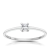 Thumbnail Image 0 of Sterling Silver & Cubic Zirconia Princess Cut Ring Size N