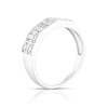 Thumbnail Image 2 of 9ct White Gold 0.15ct Total Diamond Baguette Eternity Ring
