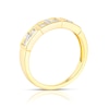 Thumbnail Image 2 of 9ct Yellow Gold 0.20ct Total Diamond Baguette Eternity Ring