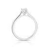 Thumbnail Image 2 of 9ct White Gold 0.30ct Diamond Total Solitaire Ring