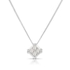 Thumbnail Image 0 of 9ct White Gold 0.25ct Diamond Total Square Necklace
