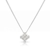 Thumbnail Image 0 of 9ct White Gold 0.33ct Diamond Total Square Necklace