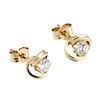 Thumbnail Image 0 of 9ct Yellow Gold Stud Cubic Zirconia Earrings
