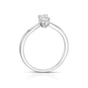 Thumbnail Image 2 of 18ct White Gold 0.40ct Emerald Cut Solitaire Ring