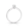 Thumbnail Image 2 of 18ct White Gold 0.40ct Diamond Marquise Cut Solitaire Ring