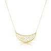 Thumbnail Image 0 of 9ct Yellow Gold Crescent Shaped 18 Inch Necklace