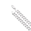 Thumbnail Image 2 of Sterling Silver Men's 8.5 Inch Curb Chain Bracelet