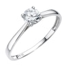 Thumbnail Image 0 of 9ct White Gold Cubic Zirconia Solitaire Ring