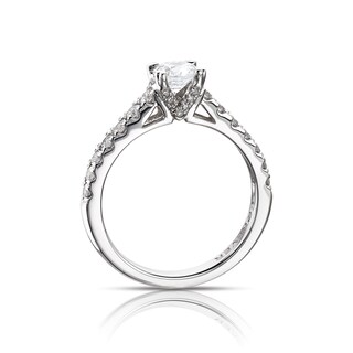 Forever Diamond Platinum 1ct Total Diamond Solitaire Ring H.Samuel