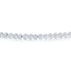 Thumbnail Image 2 of Sterling Silver Diamond Heart Bracelet
