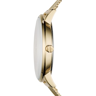 Armani Exchange Ladies' Gold Plated Steel Bracelet Watch H.Samuel