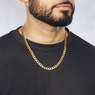 9ct Yellow Gold 20 Inch Curb Chain H.Samuel