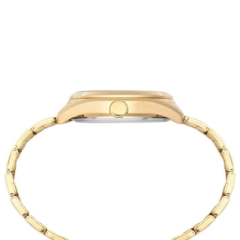 Lorus Solar Men's Gold Plated Stainless Steel Bracelet Watch