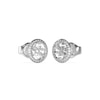 Thumbnail Image 0 of GUESS Life In 4G Rhodium Plated Crystal Stud Earrings