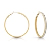 Thumbnail Image 0 of GUESS Color My Day Gold Plated Crystal Hoop Earrings
