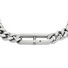 Thumbnail Image 1 of Fossil Heritage Men's D-Link Stainless Steel Chain 7 Inch Bracelet