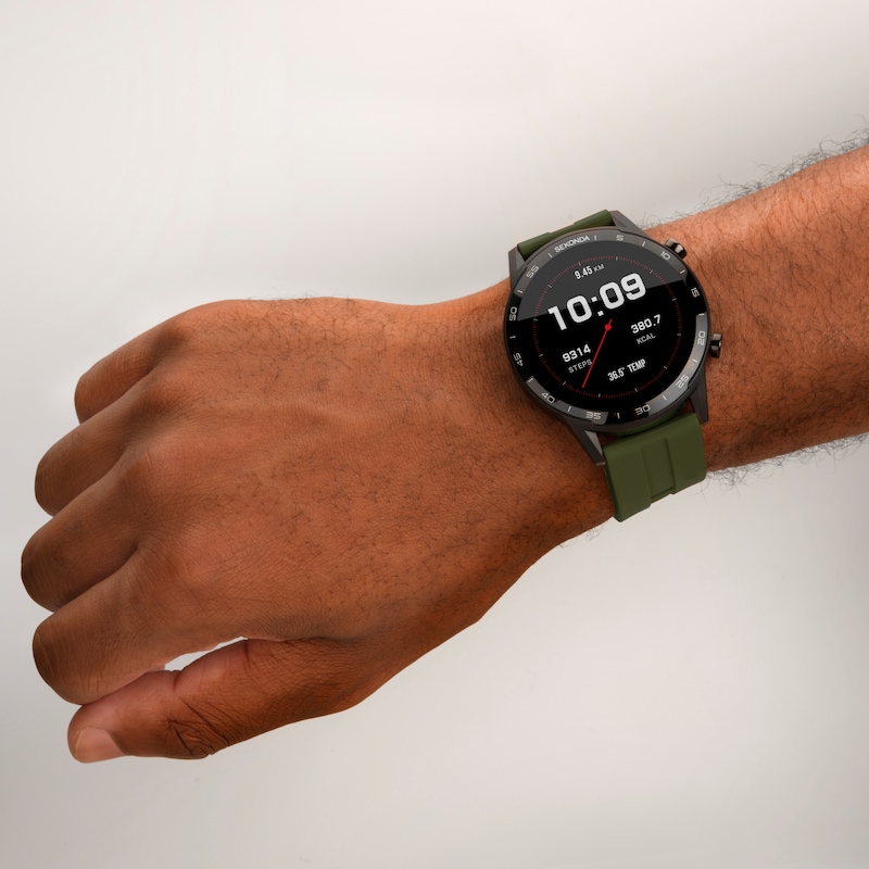 Sekonda Active Green Silicone Strap Smart Watch