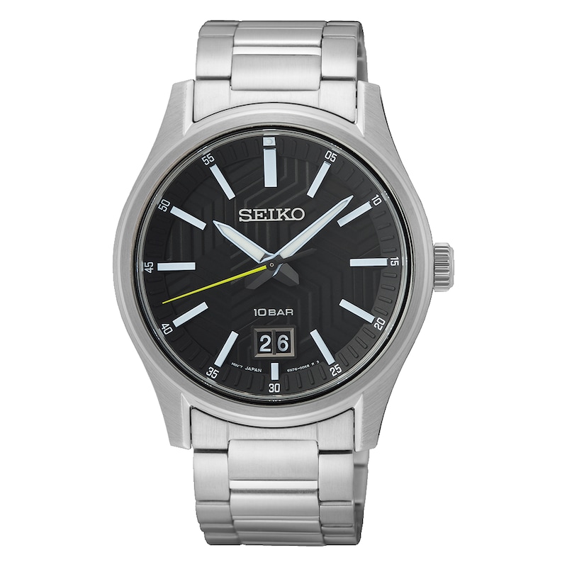 Seiko Silver Urban Sports Stainless Steel Bracelet Watch