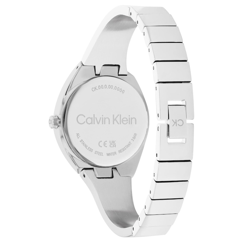 Calvin Klein Ladies' Stainless Steel Bangle Watch