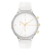Thumbnail Image 0 of Calvin Klein Ladies' White Silicone Strap Watch